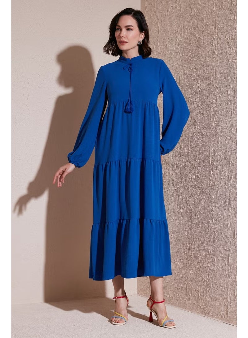 Lela Tiered Midi Dress - Image 1